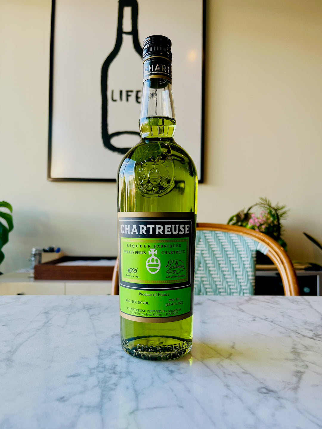 Chartreuse Vert Green Liqueur, Entre-Deux-Guiers, France