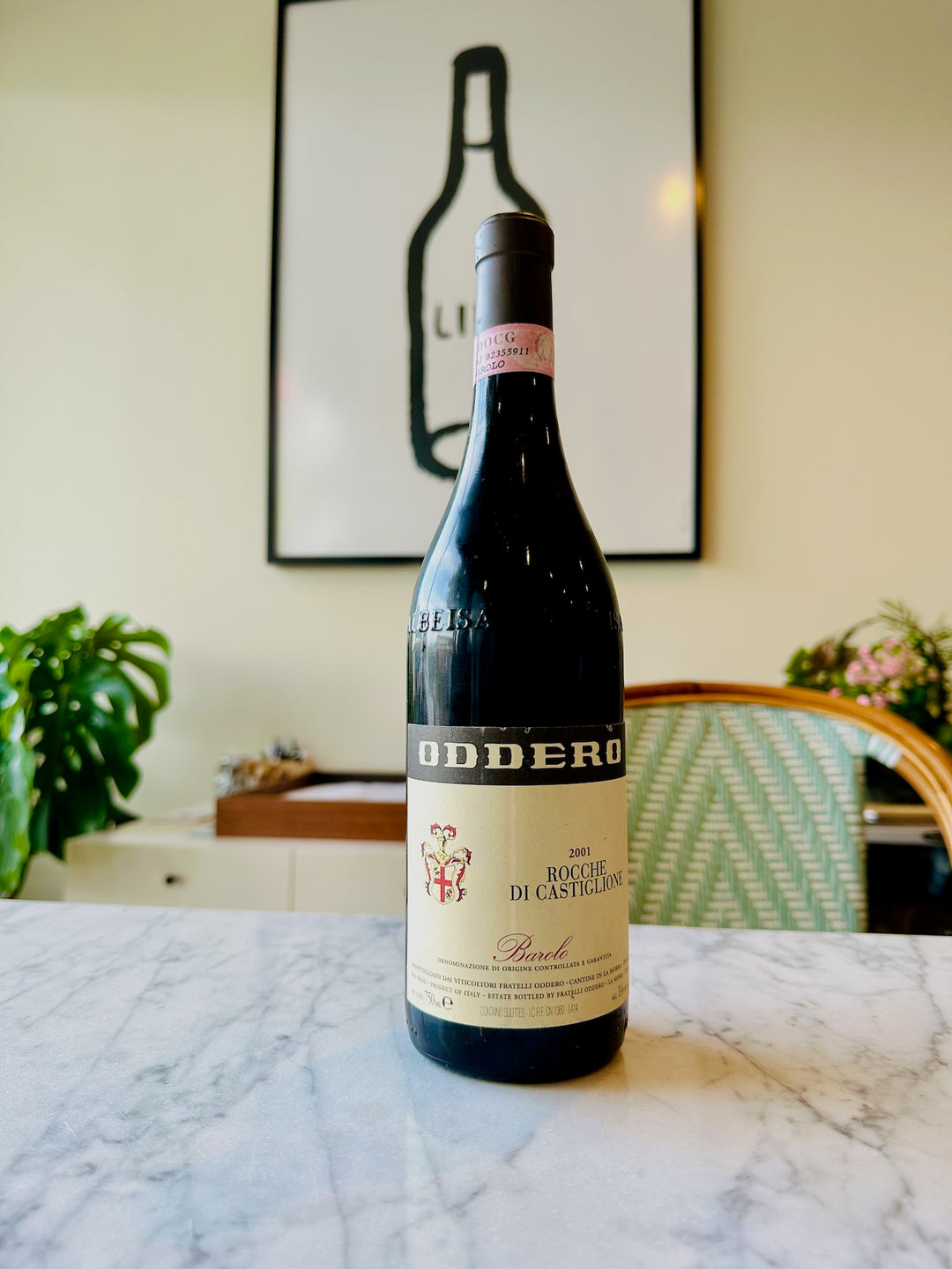 Oddero Rocche di Castiglione, Barolo, Italy 2001