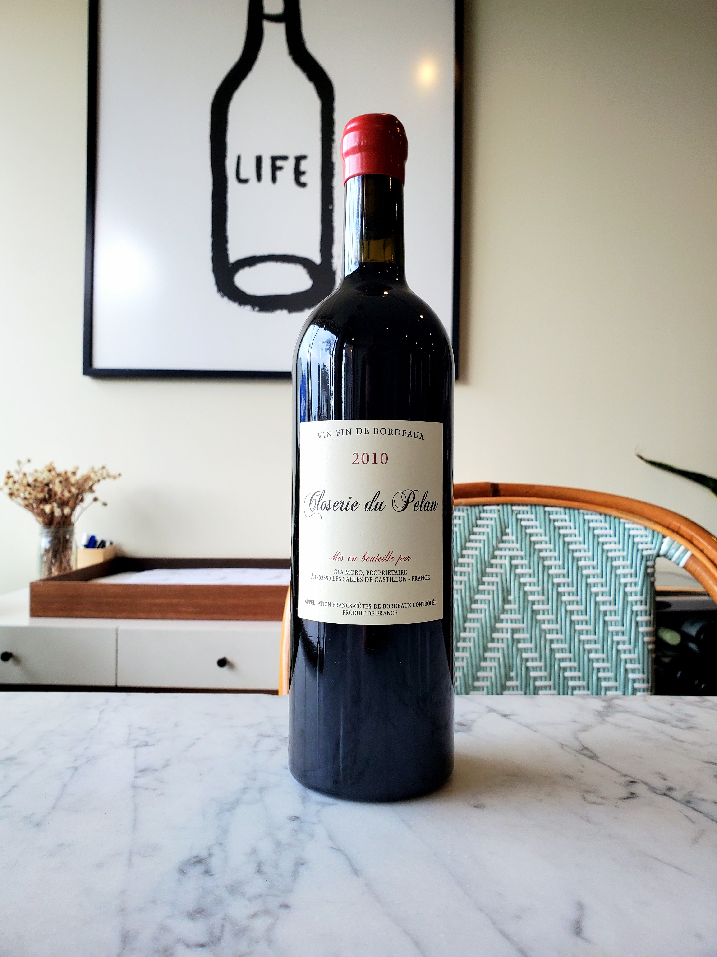 Closerie du Pelan Bordeaux Rouge, France 2015 – One Kourt