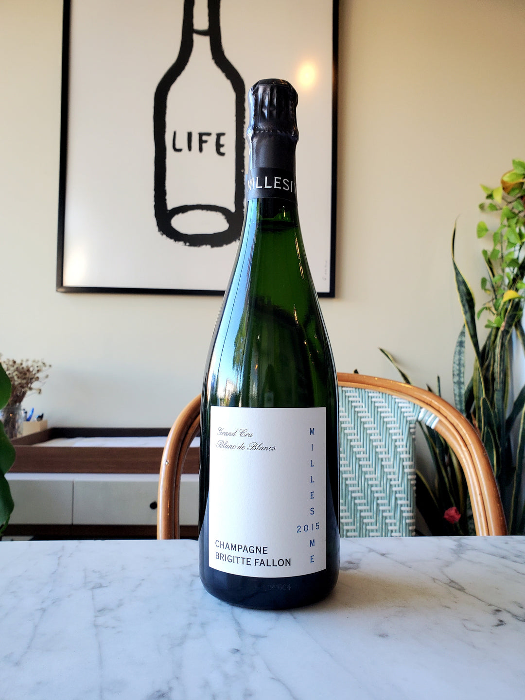 Brigitte Fallon 'Avysia' Brut Blanc de Blancs Grand Cru, Avize, Champagne 2015