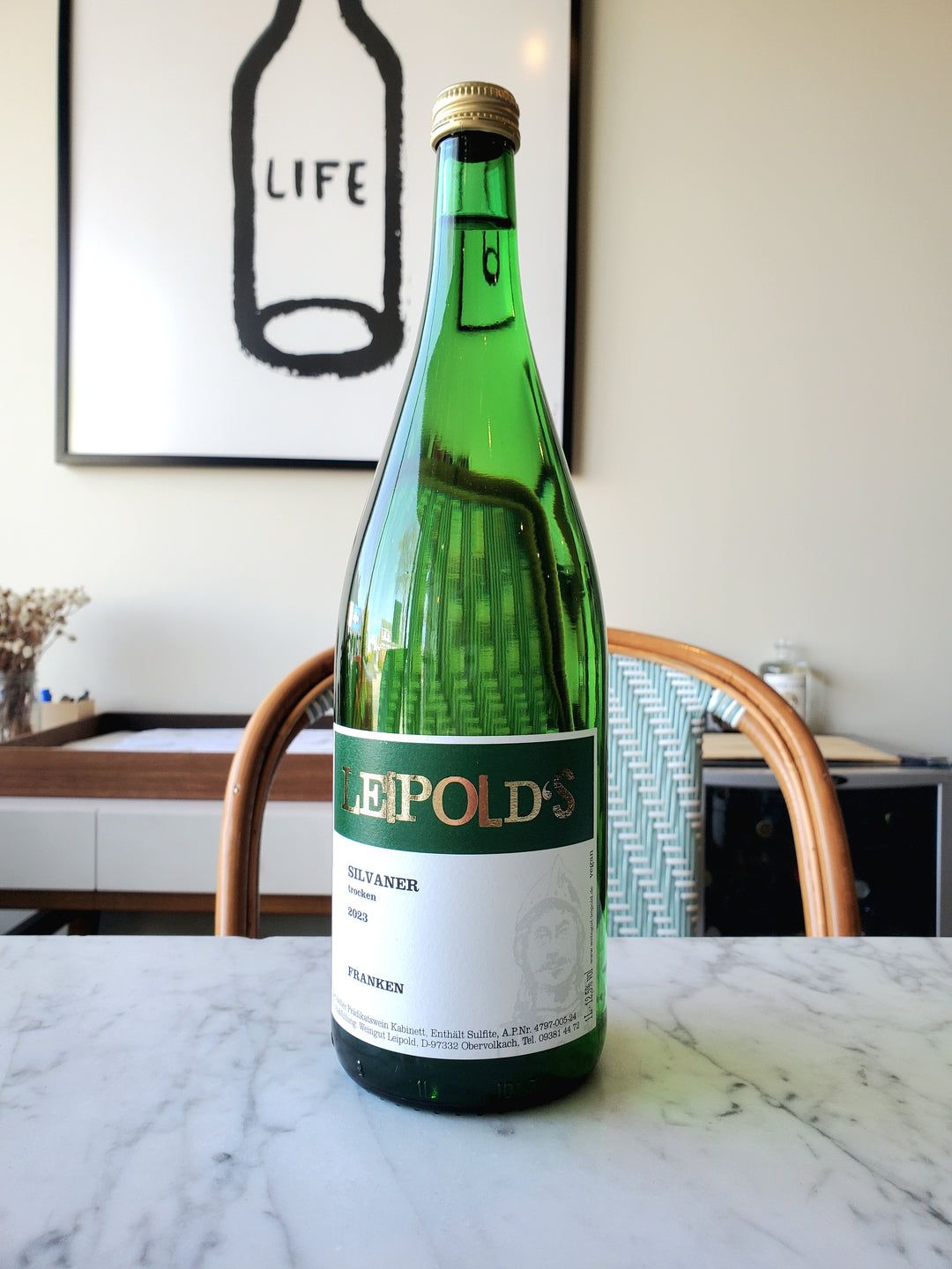Leipold Silvaner Kabinett Trocken, Germany 2023, 1L
