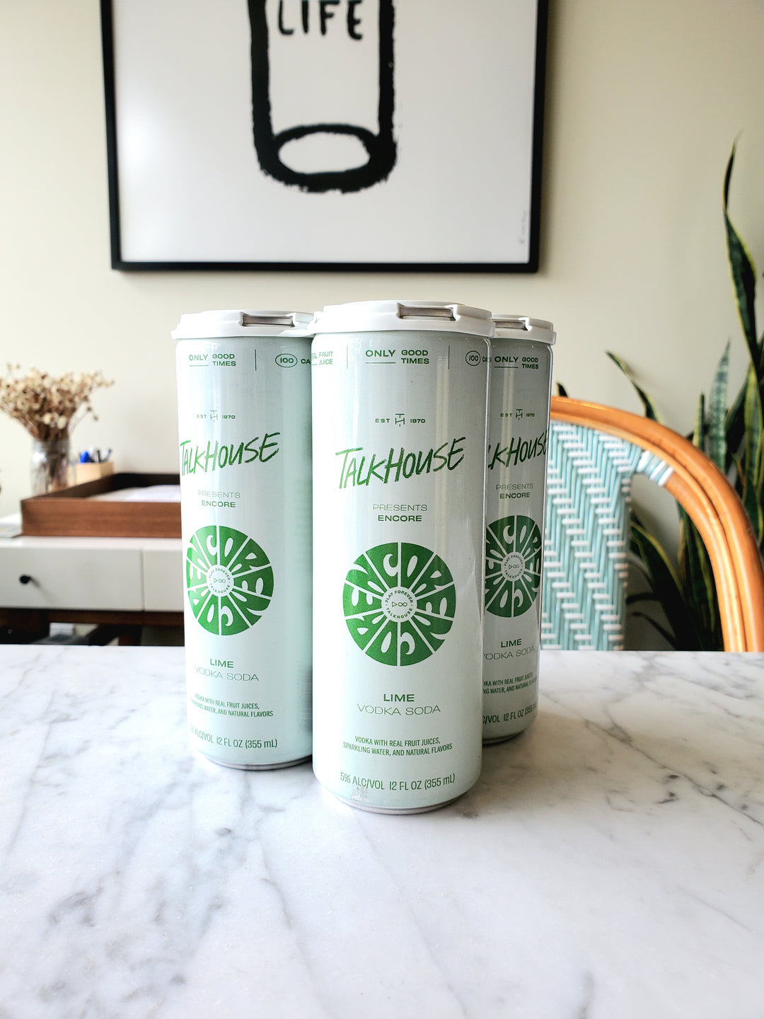 Talkhouse Lime Vodka 4-Pack