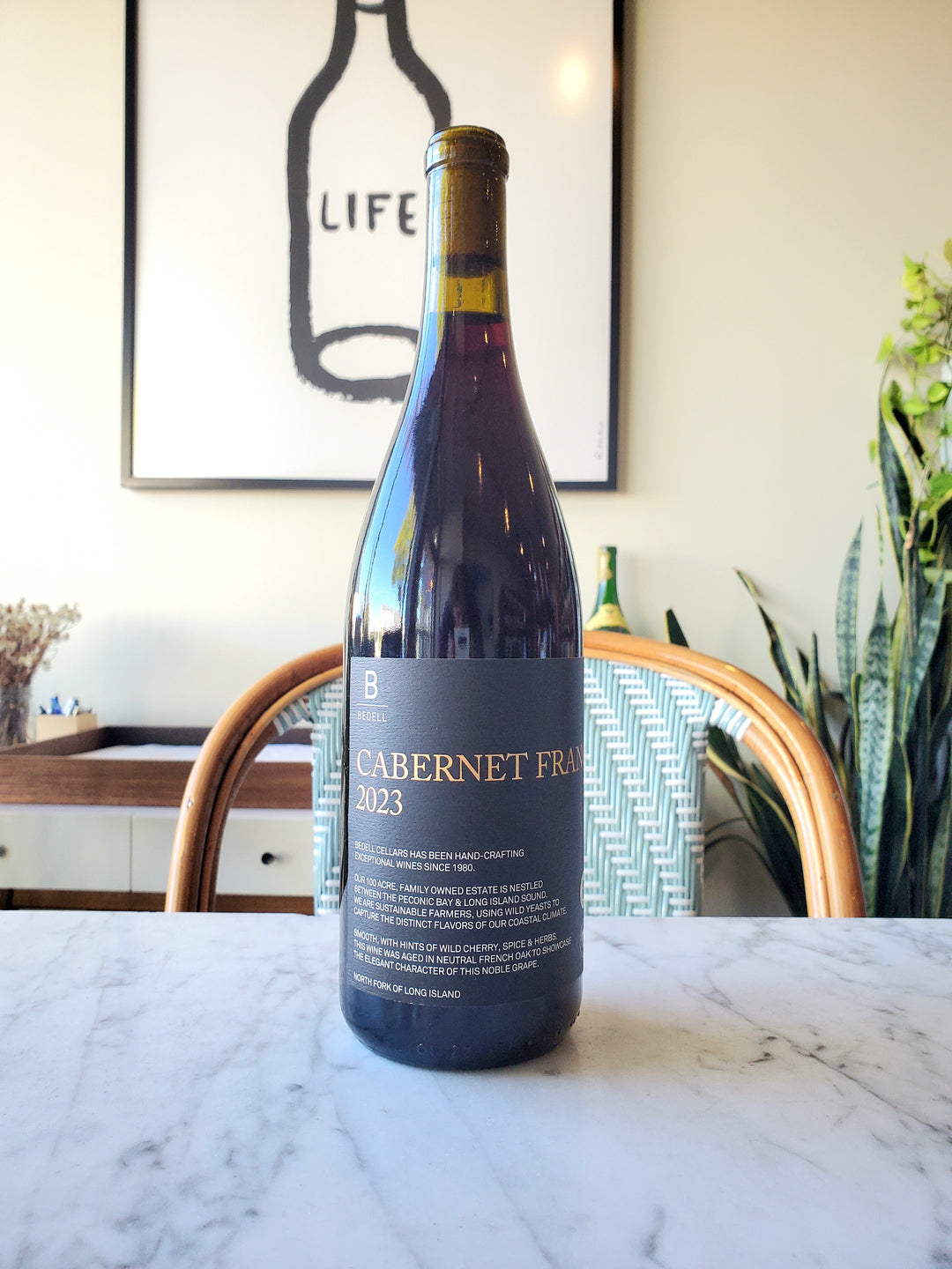 Bedell Cabernet Franc, North Fork of Long Island, New York 2023