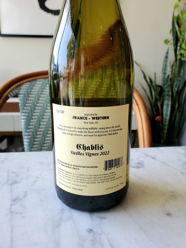 Domaine Bachelier 'Vieilles Vignes' Chablis, France 2022