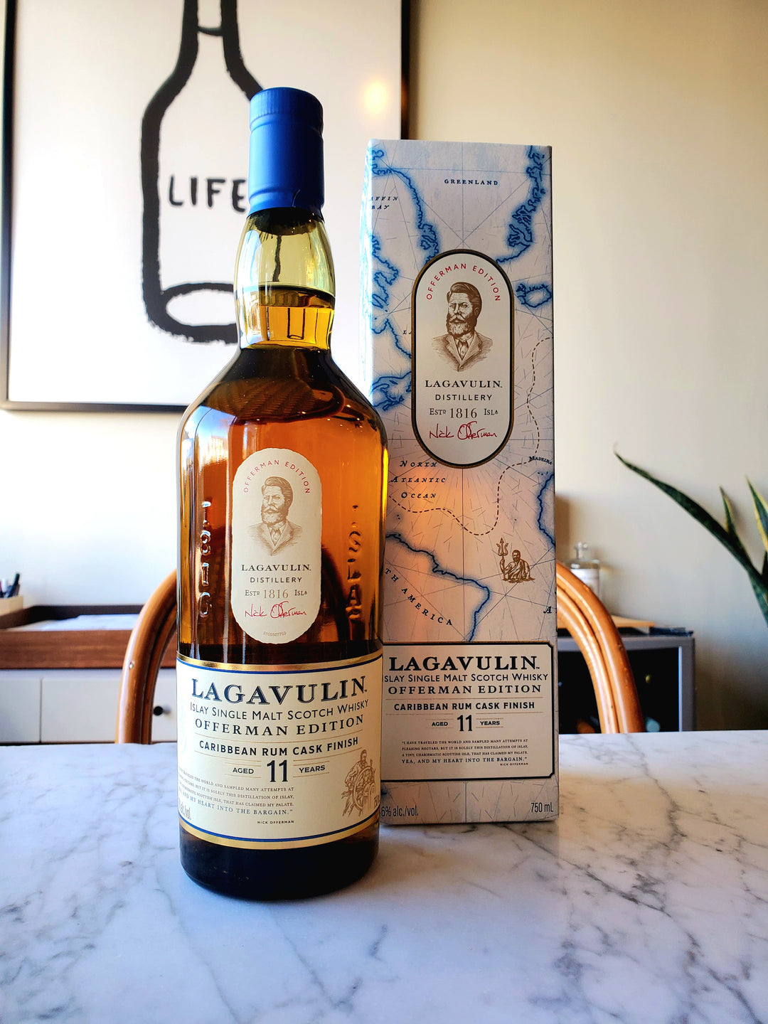 Lagavulin 'Offerman Edition' 11-Year Single Malt Caribbean Cask Finish, Islay, Scotland