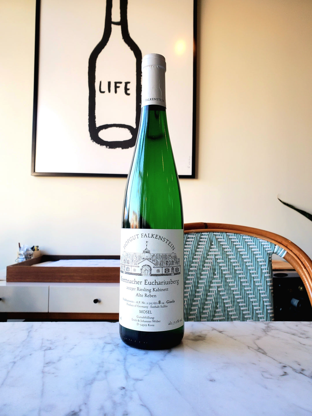 Falkenstein 'Gisela' (AP8) Krettnacher Euchariusberg Riesling Alte Reben Kabinett, Mosel, Germany 2023