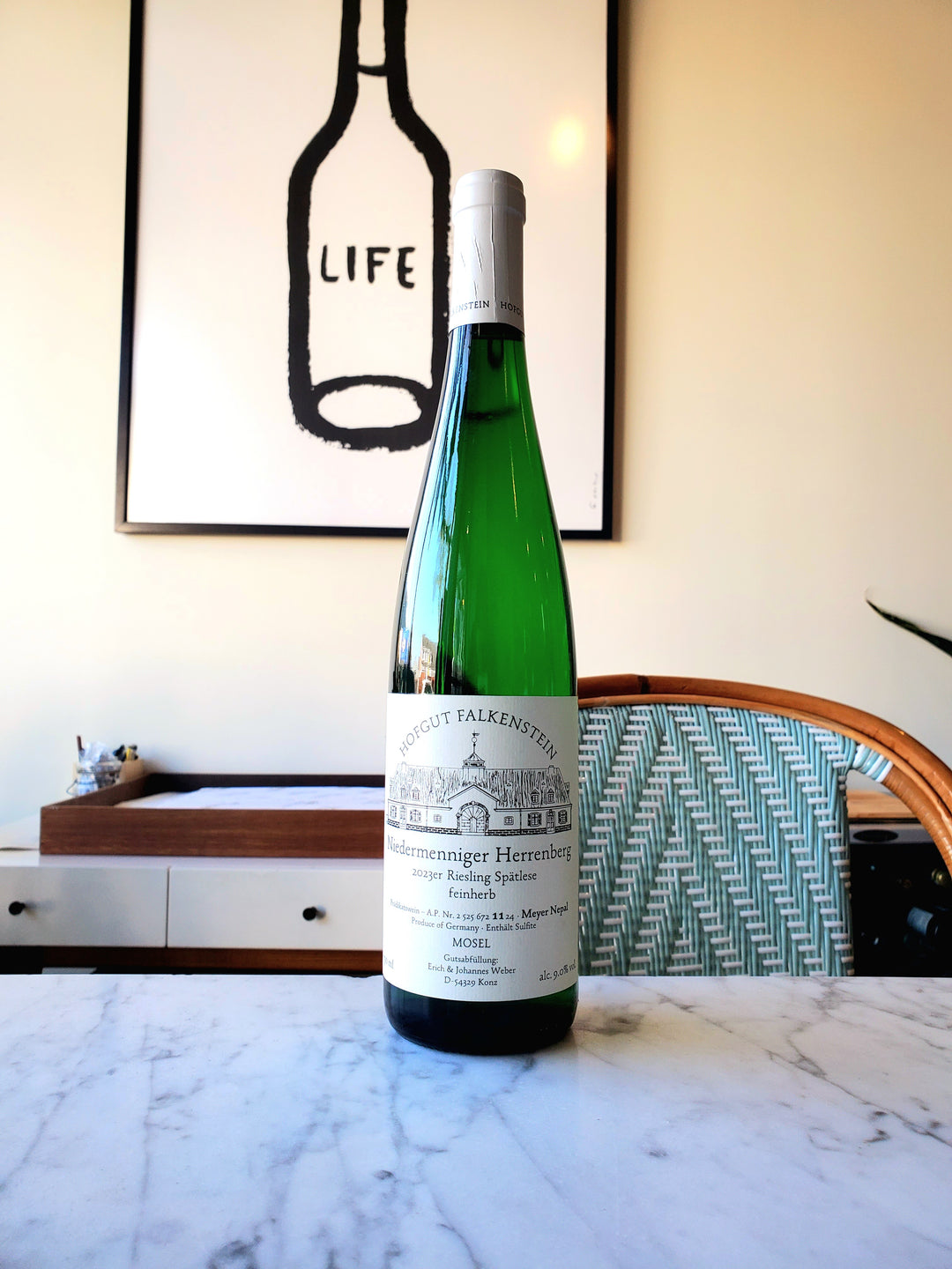 Falkenstein 'Meyer Nepal' (AP11) Niedermenniger Herrenberg Riesling Spätlese feinherb, Mosel, Germany 2023