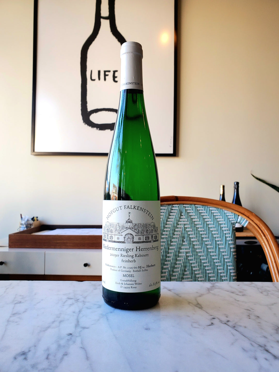 Falkenstein 'Herbert' (AP15) Niedermenniger Herrenberg Riesling Kabinett Feinherb, Mosel, Germany 2023