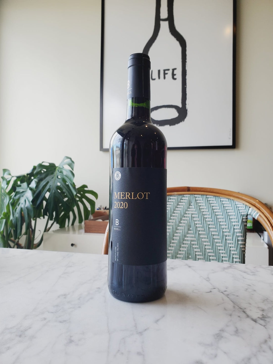 Bedell Merlot, North Fork of Long Island, New York 2020