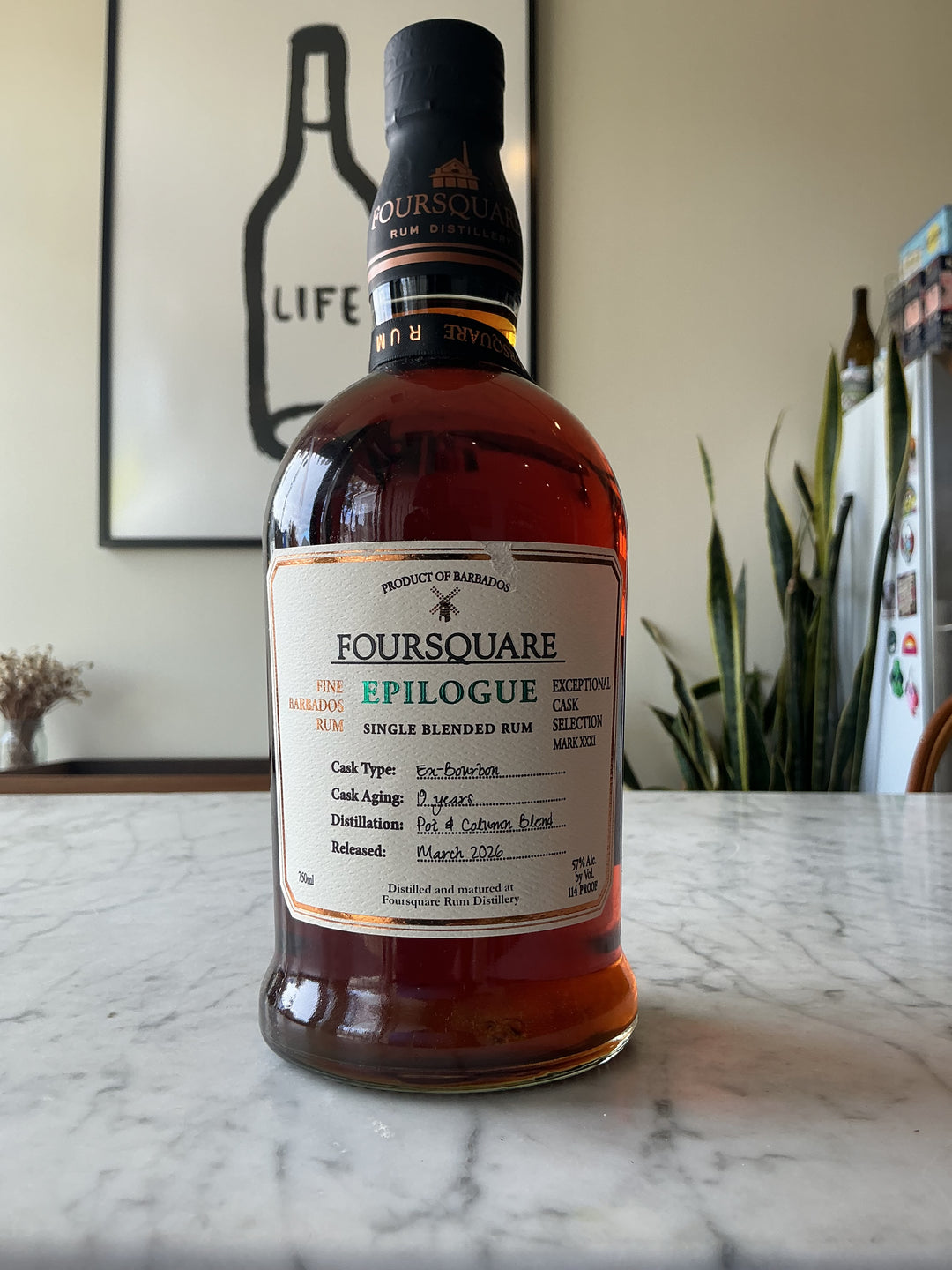 Foursquare 'Epilogue' Exceptional Cask Strength Rum, Barbados