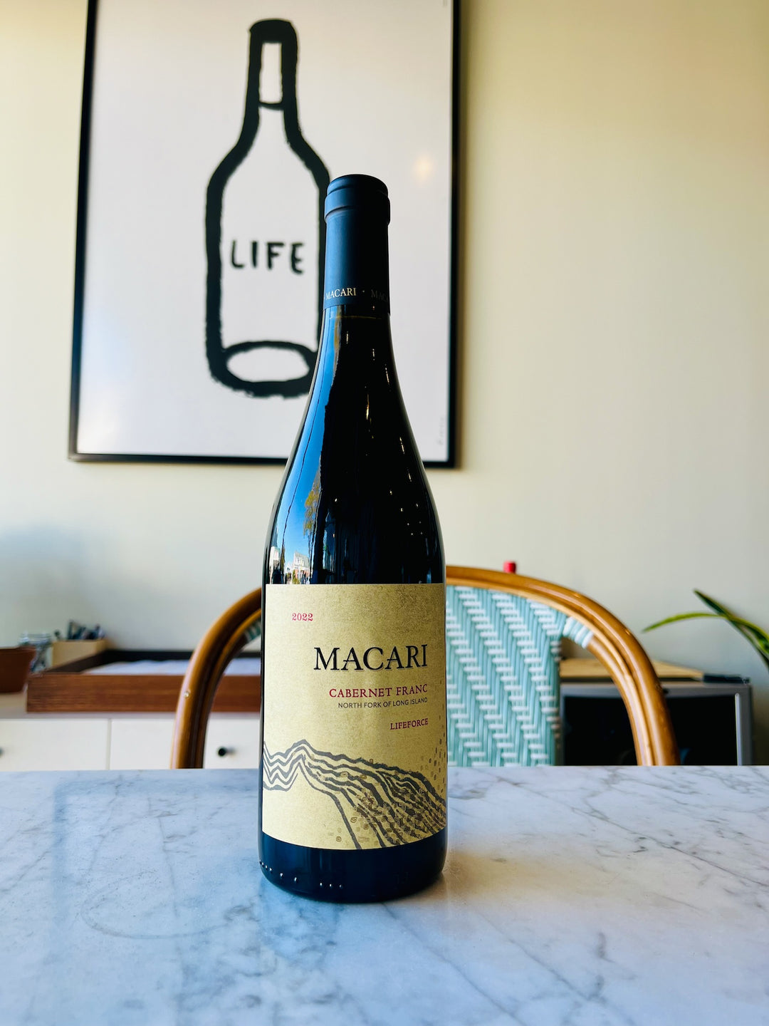 Macari 'Lifeforce' Cabernet Franc, North Fork of Long Island 2022