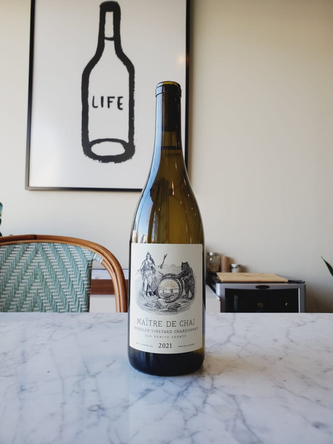 Maître de Chai 'Wheeler Vineyard' Chardonnay, San Benito, California 2021