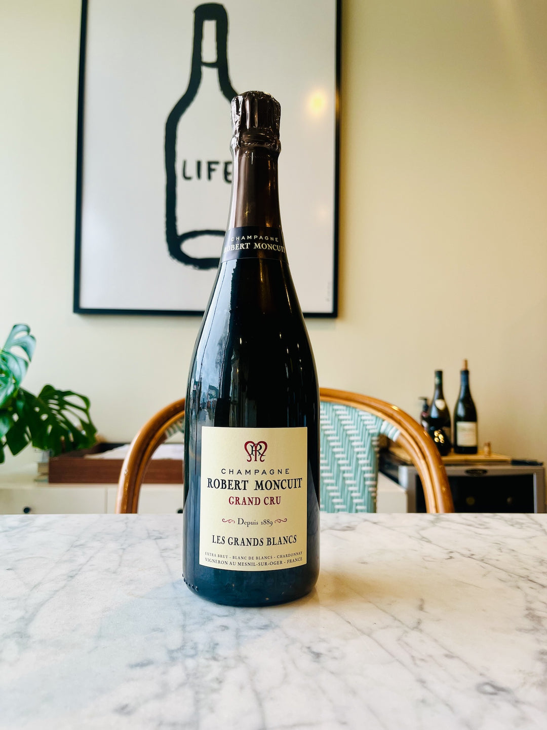 Robert Moncuit 'Les Grands Blancs', Extra Brut Champagne, France NV