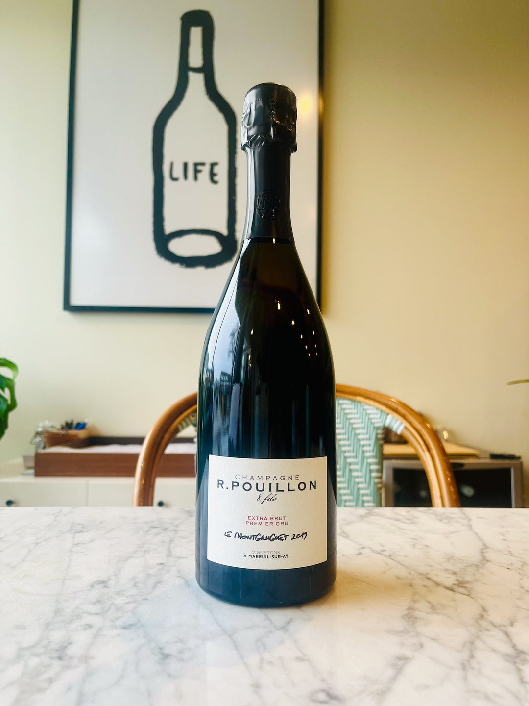 R. Pouillon 'Le Montgruguet' Blanc de Noirs Extra Brut 1er Cru, Champagne, France 2019