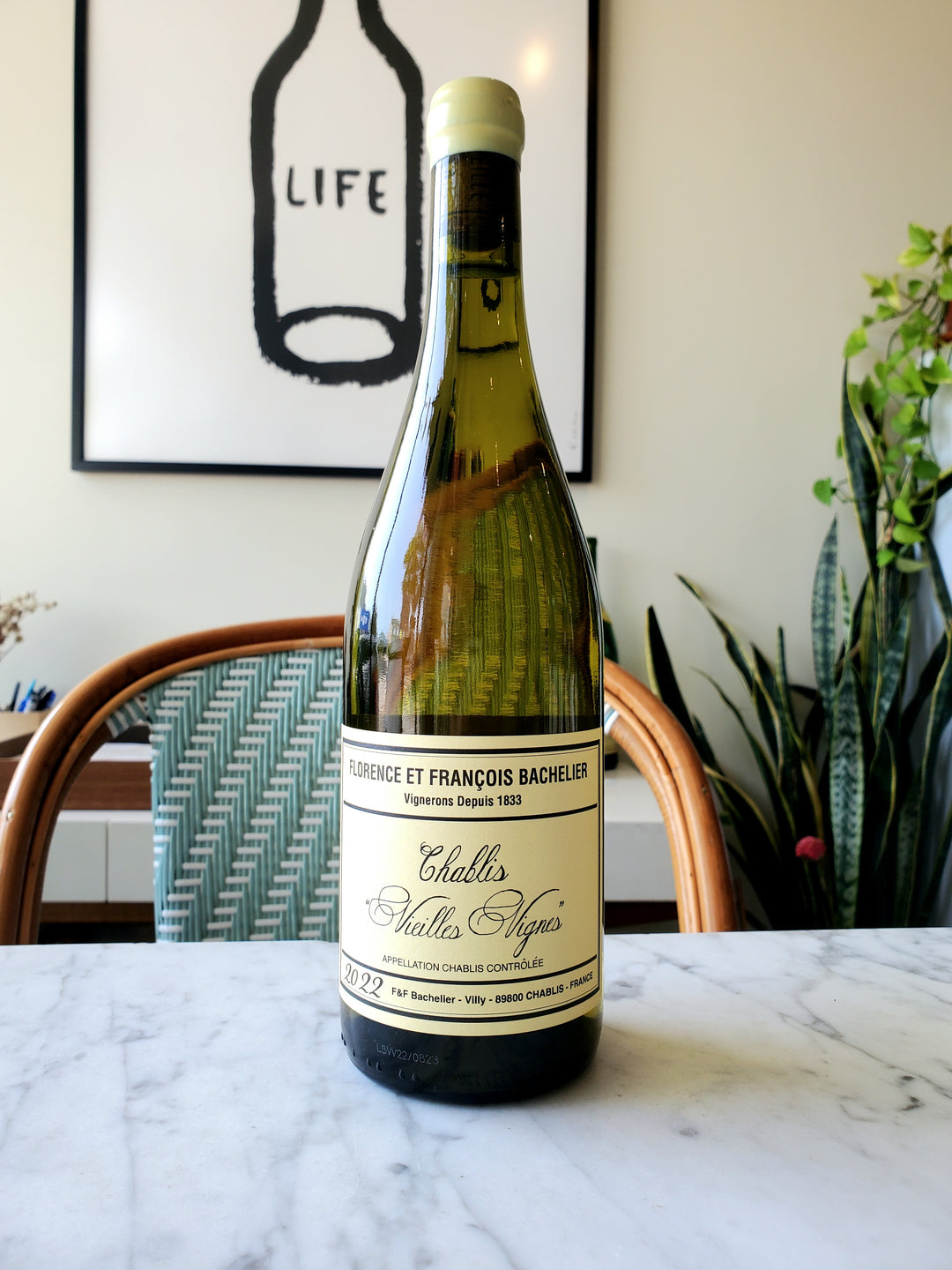 Domaine Bachelier 'Vieilles Vignes' Chablis, France 2022
