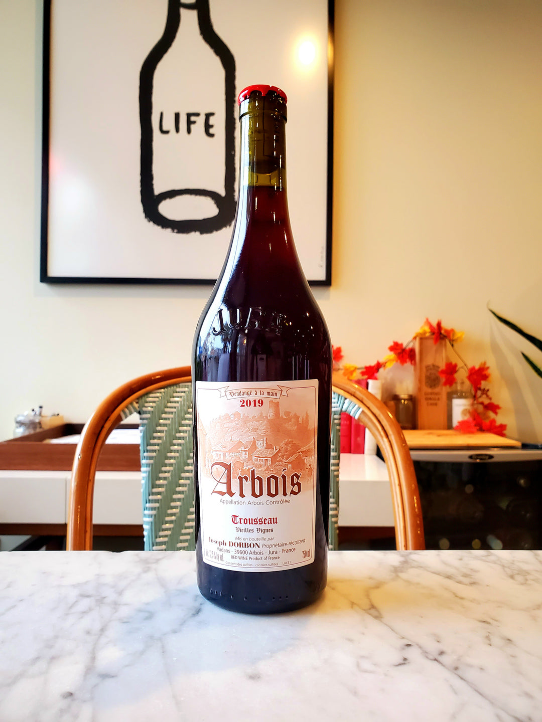 Joseph Dorbon Trousseau Vielles Vignes, Arbois, Jura, France 2019