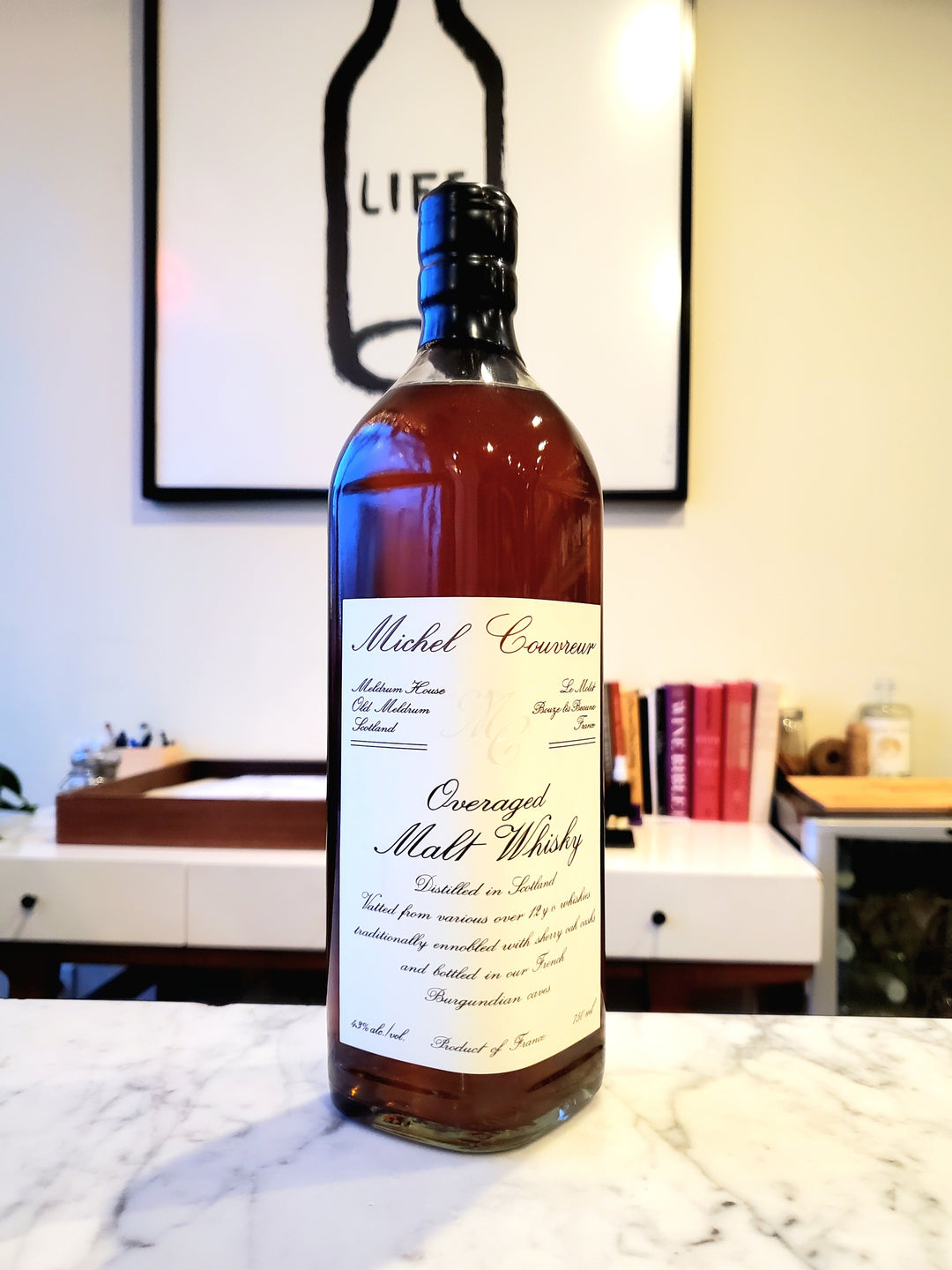 Michel Couvreur 'Overaged' Malt Whisky 12 Year, France NV