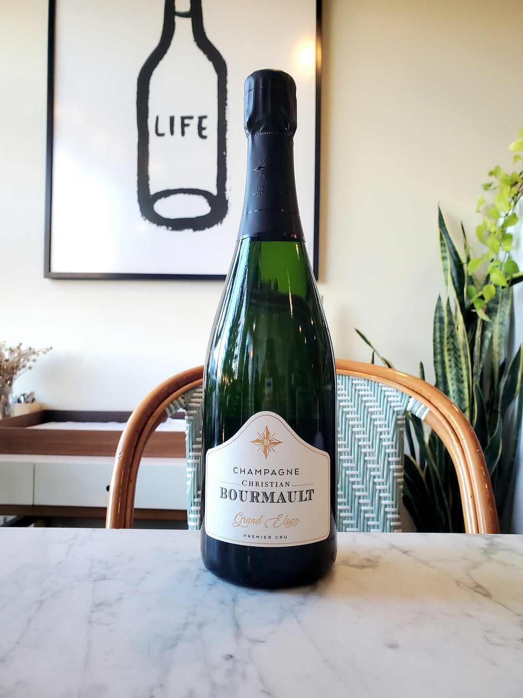 Christian Bourmault 1er Cru 'Grand Eloge' Brut Blanc de Blancs, Champagne, France NV