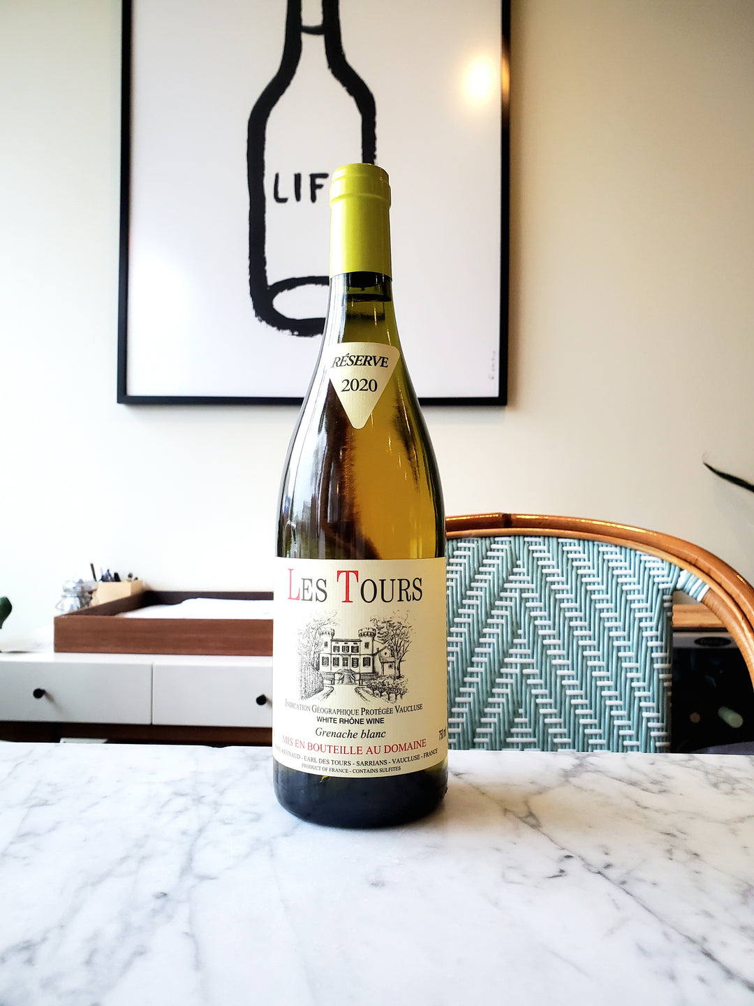 Les Tours Réserve, Grenache Blanc, Rhône Valley, France 2020