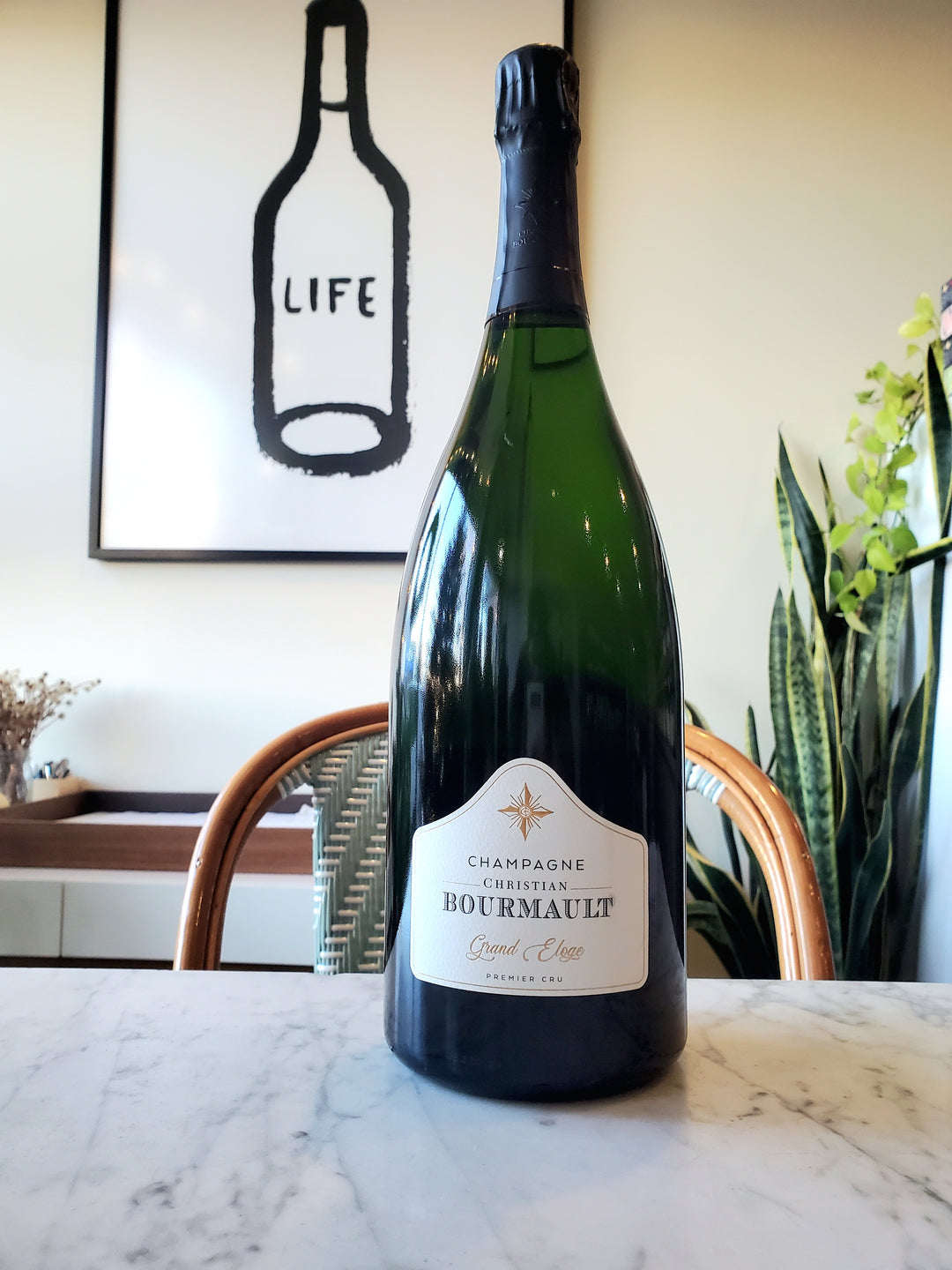 Christian Bourmault 1er Cru 'Grand Eloge' Brut Blanc de Blancs, Champagne, France NV