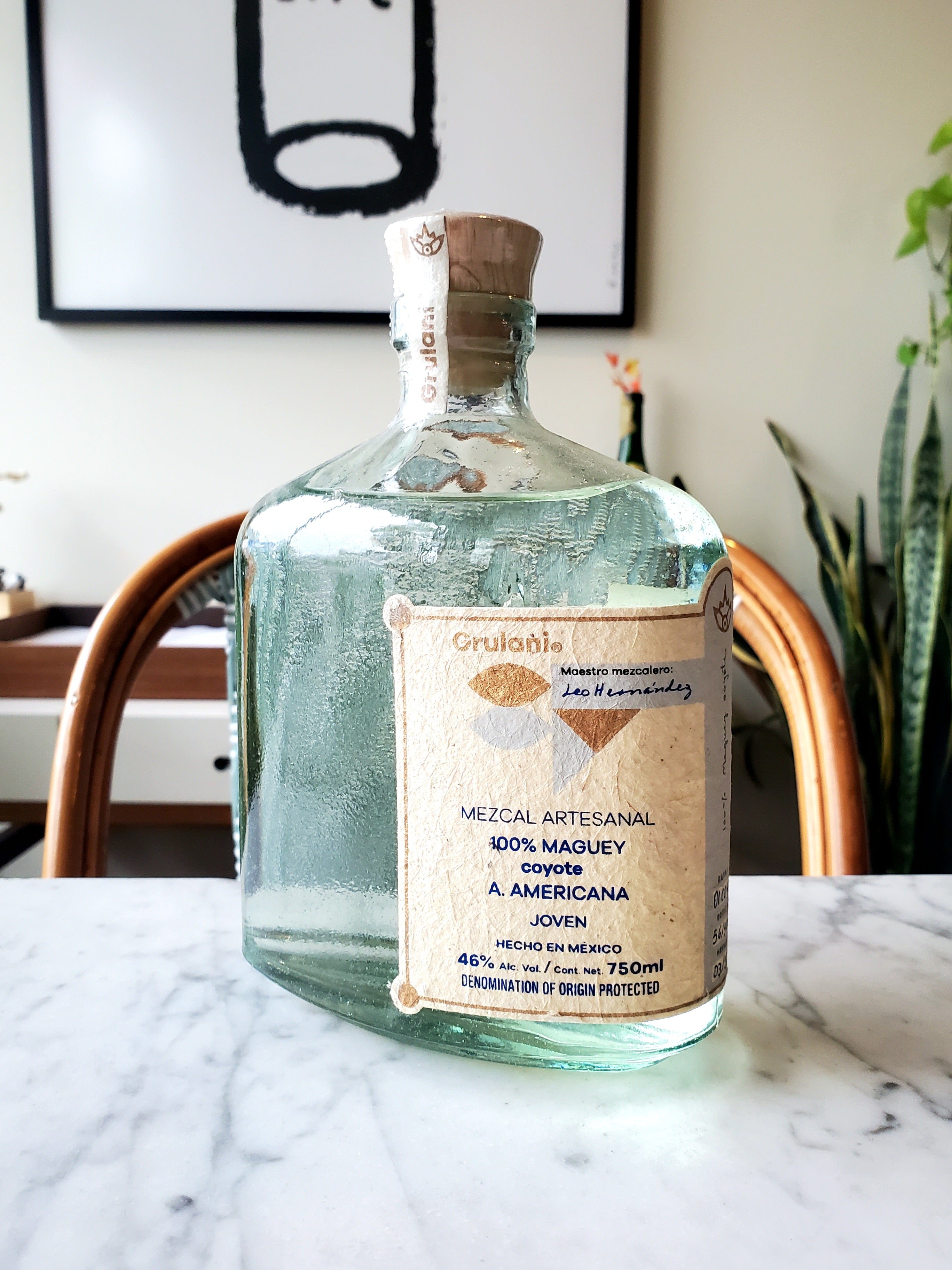 Grulani 'Coyote' Mezcal Artesenal, Oaxaca, Mexico – One Kourt
