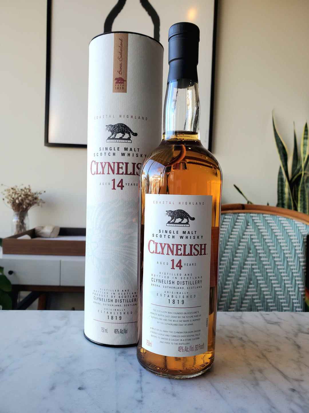Clynelish 14-Year Single Malt Scotch Whisky, Scotland