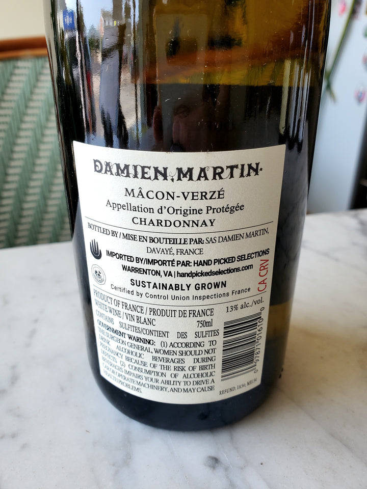 Damien Martin Mâcon-Verze Blanc, Burgundy, France 2023
