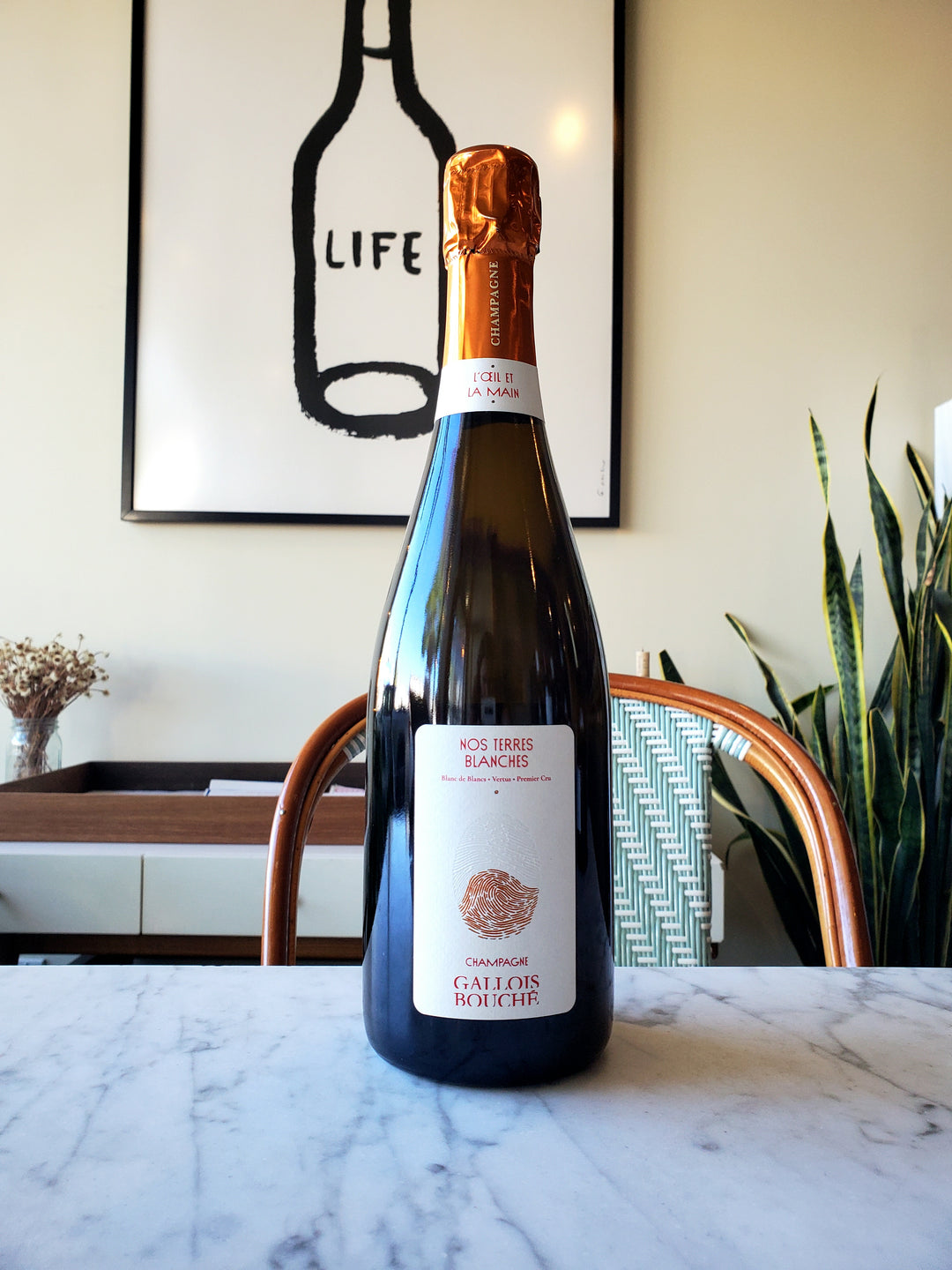 Gallois Bouché 'Nos Terres Blanches', Champagne, France NV