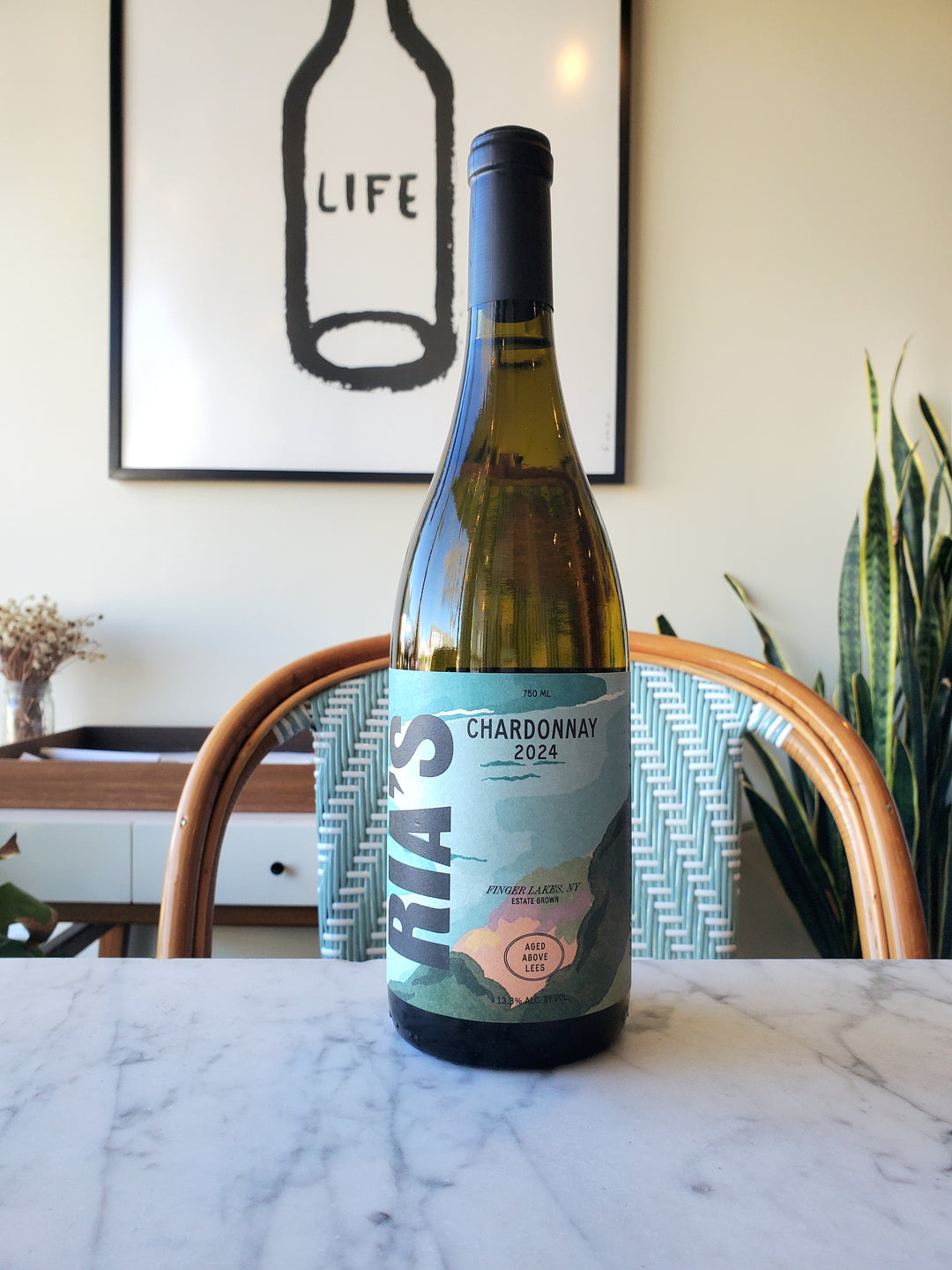 Ria's Wines Chardonnay, Finger Lakes, New York 2024