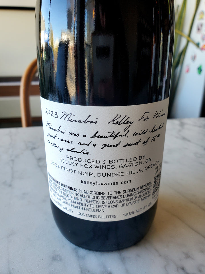 Kelley Fox 'Mirabai' Pinot Noir, Willamette Valley, Oregon 2023