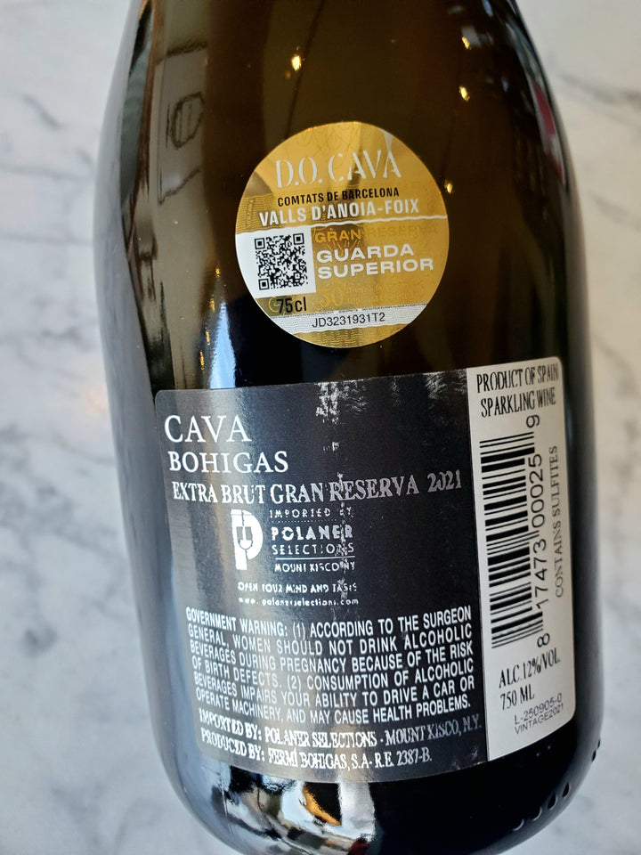 Bohigas Cava Gran Reserva Extra Brut, Spain 2019
