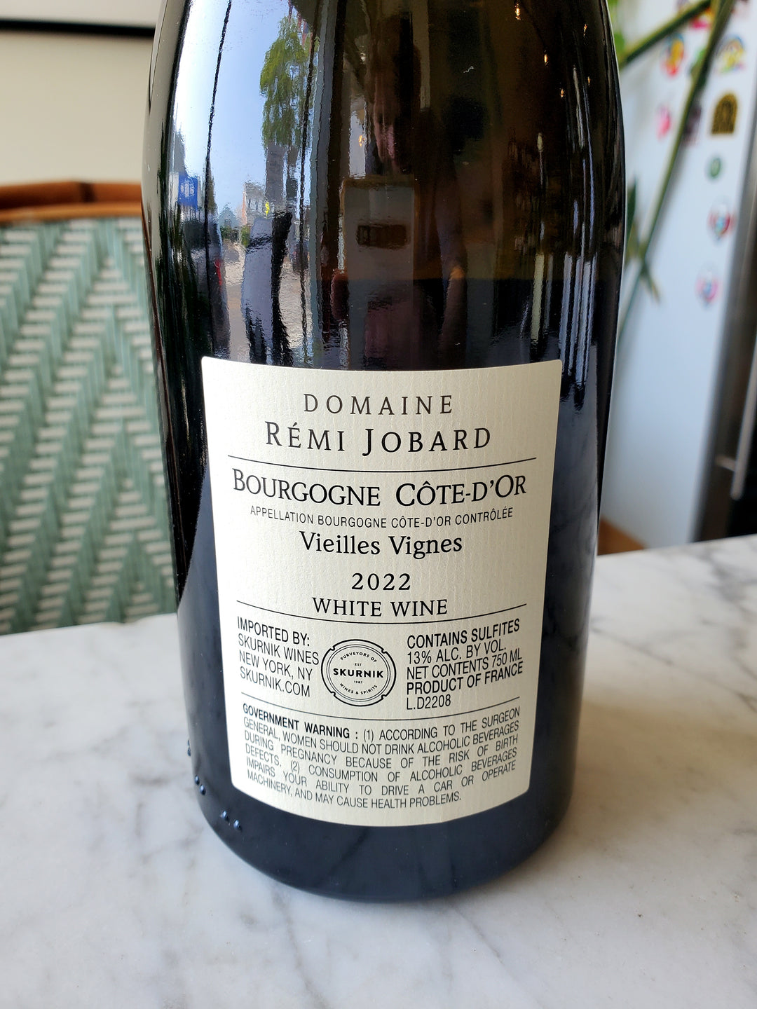 Rémi Jobard 'Vieilles Vignes' Bourgogne Cote d'Or Blanc, France 2022