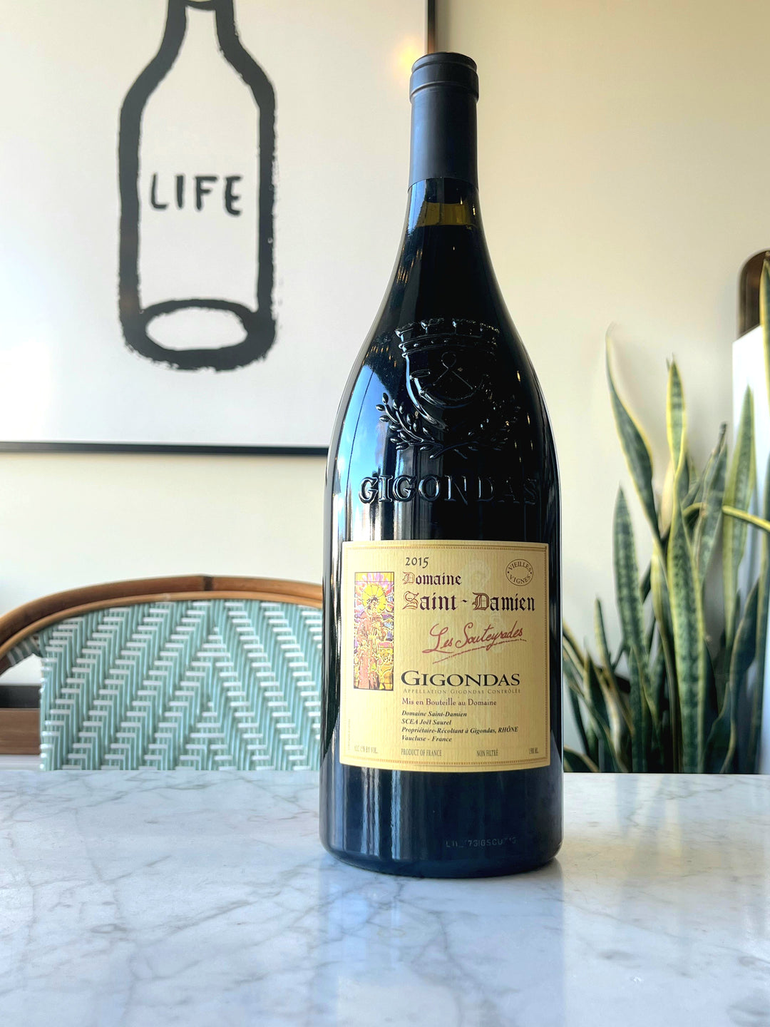 Domaine Saint-Damien 'Les Souteyrades' Gigondas, France 2015 [1500ml MAGNUM]