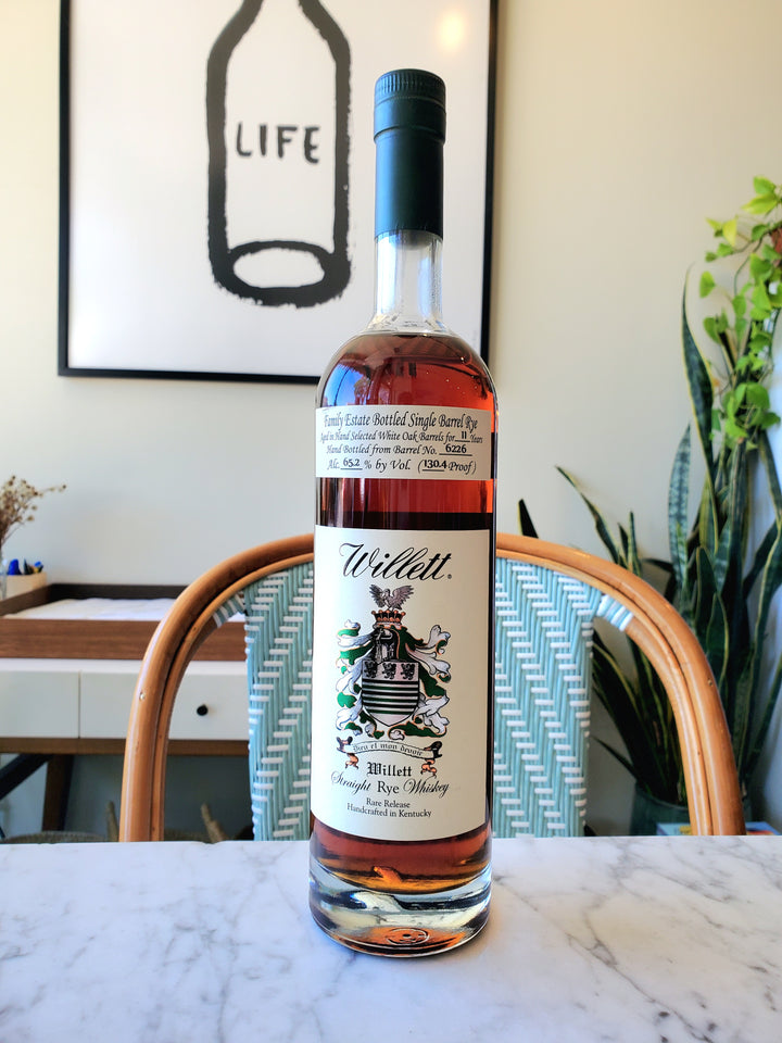 Willett Family Estate Single Barrel 11-Year Rare Release Straight Rye Whiskey #6226 Skurnik Selection, Bardstown, Kentucky