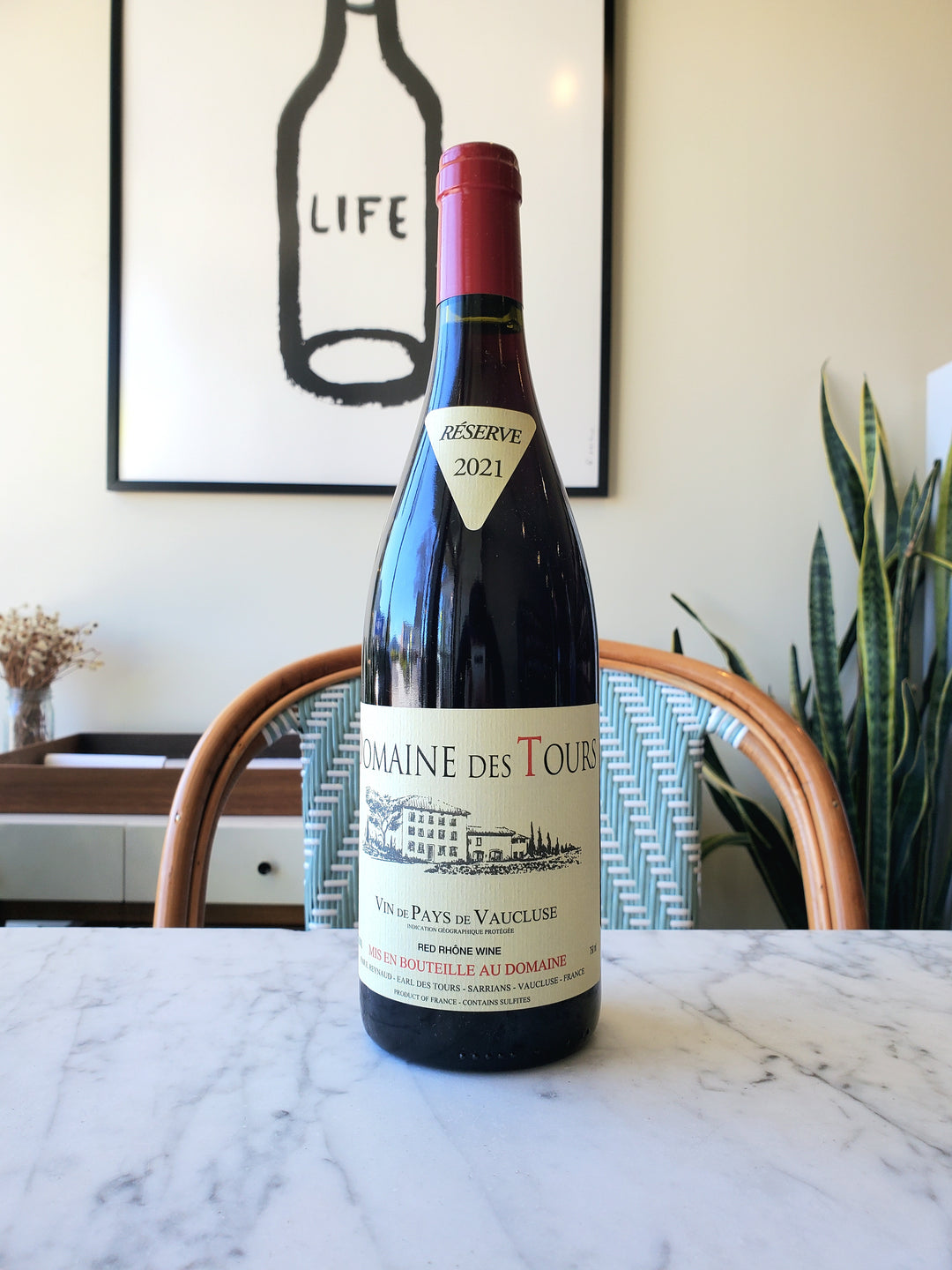Domaine des Tours Vin de Pays de Vaucluse Rouge, Rhône Valley, France 2021