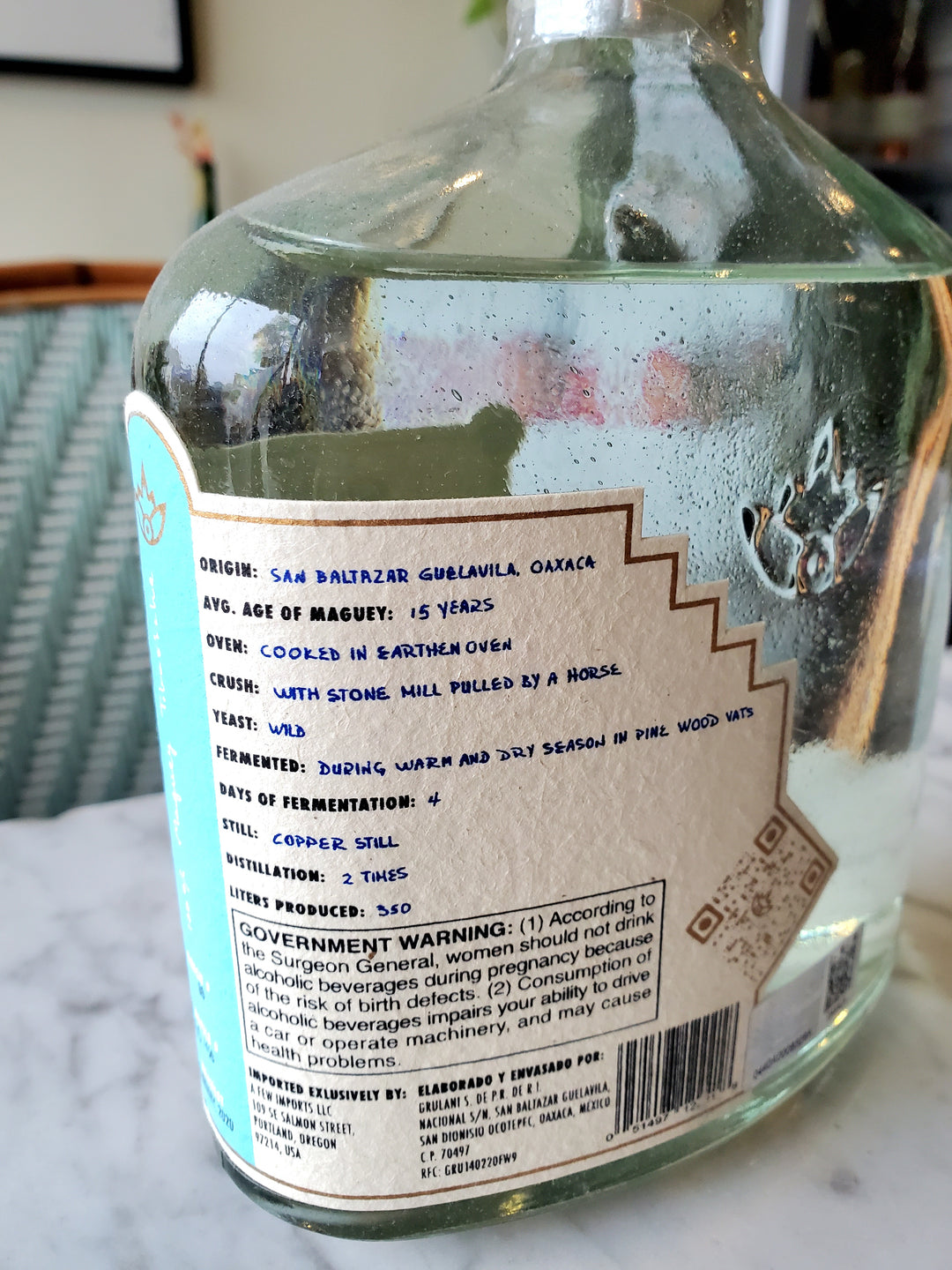 Grulani 'Tobasiche' Mezcal Artesenal, Oaxaca, Mexico
