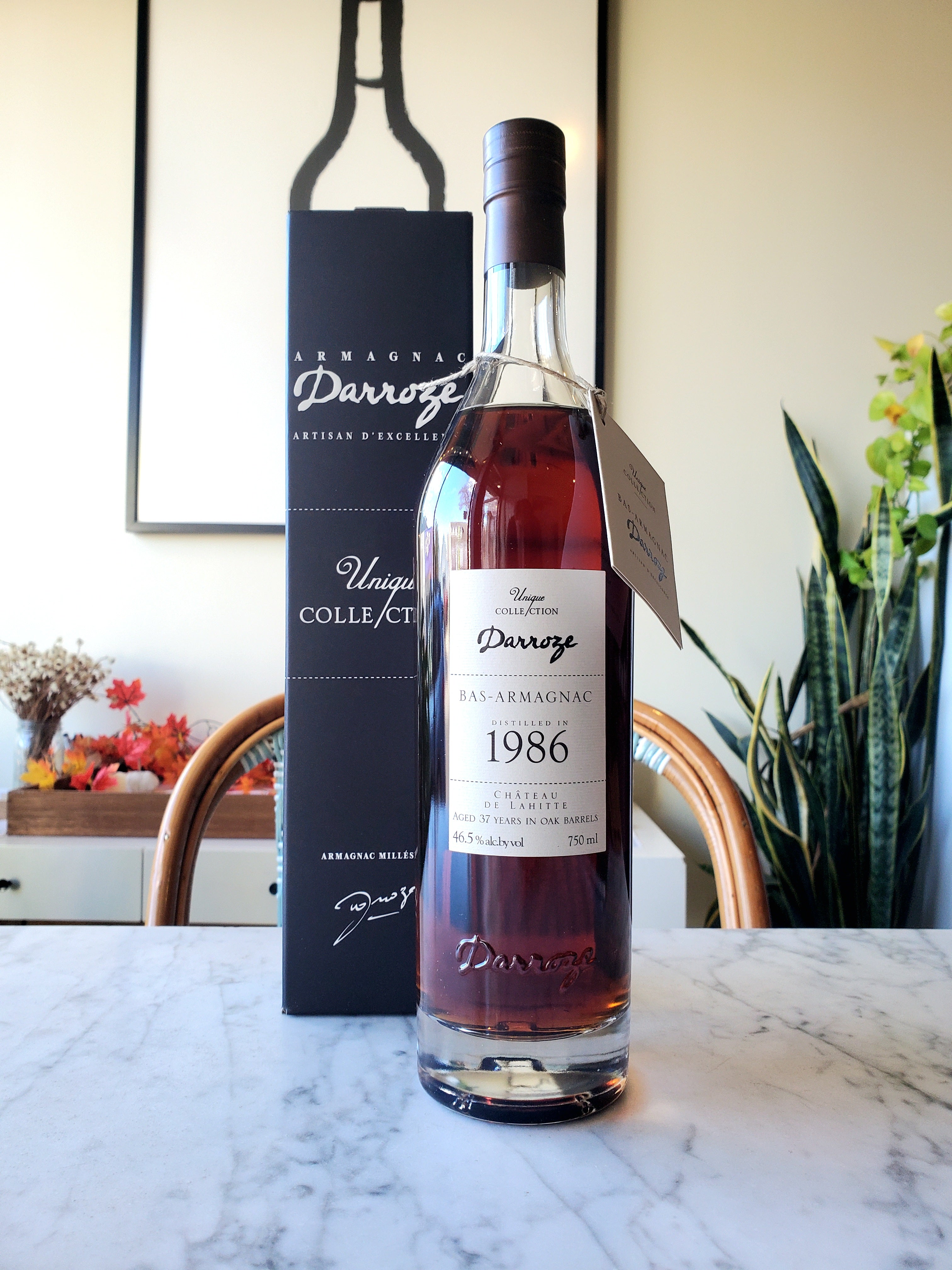 Darroze Unique Collection 1986 'Château de Lahitte' 37-Year Bas