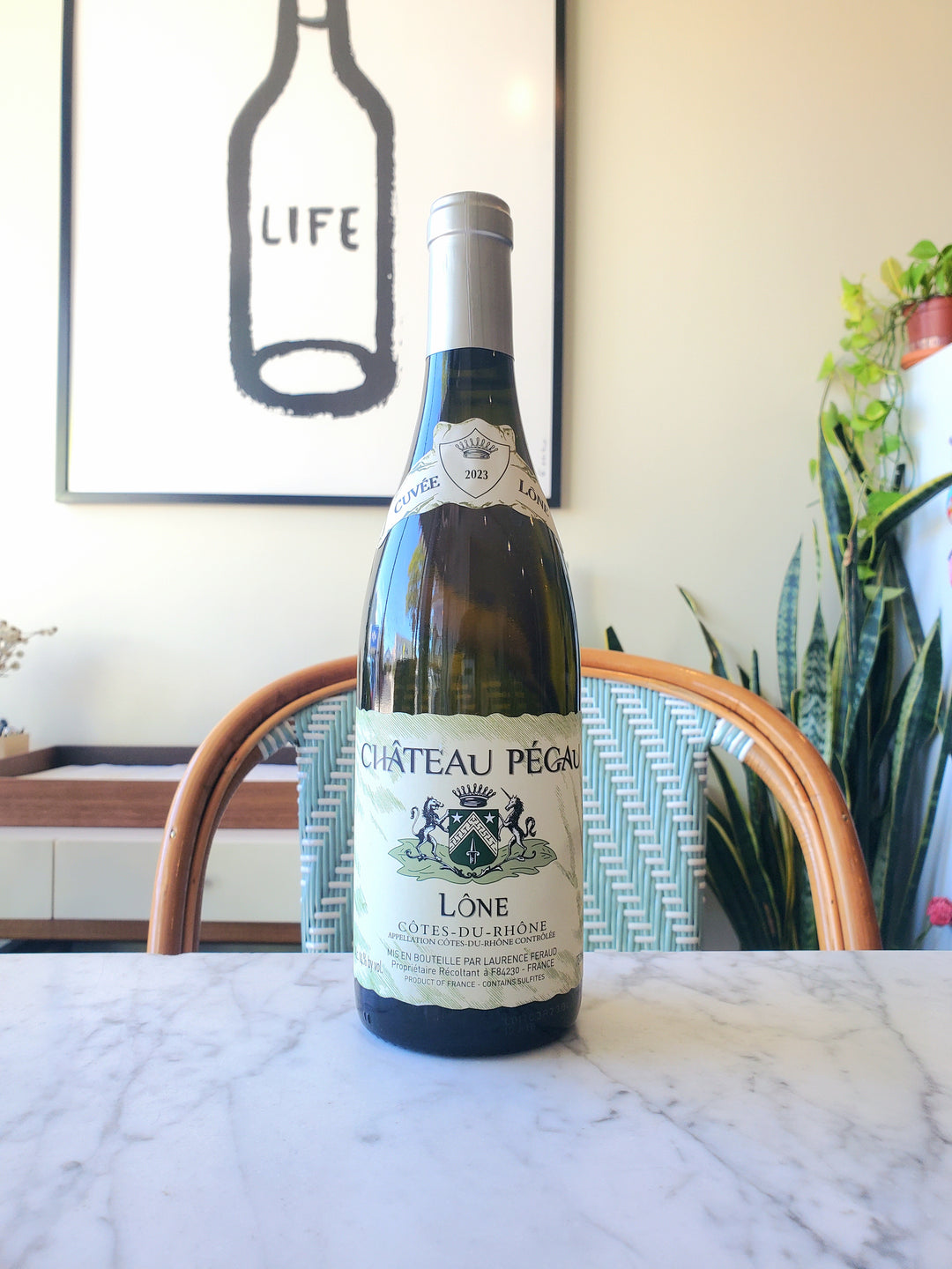 Domaine Pegau 'Lone' Cotes-du-Rhône Blanc, France 2023