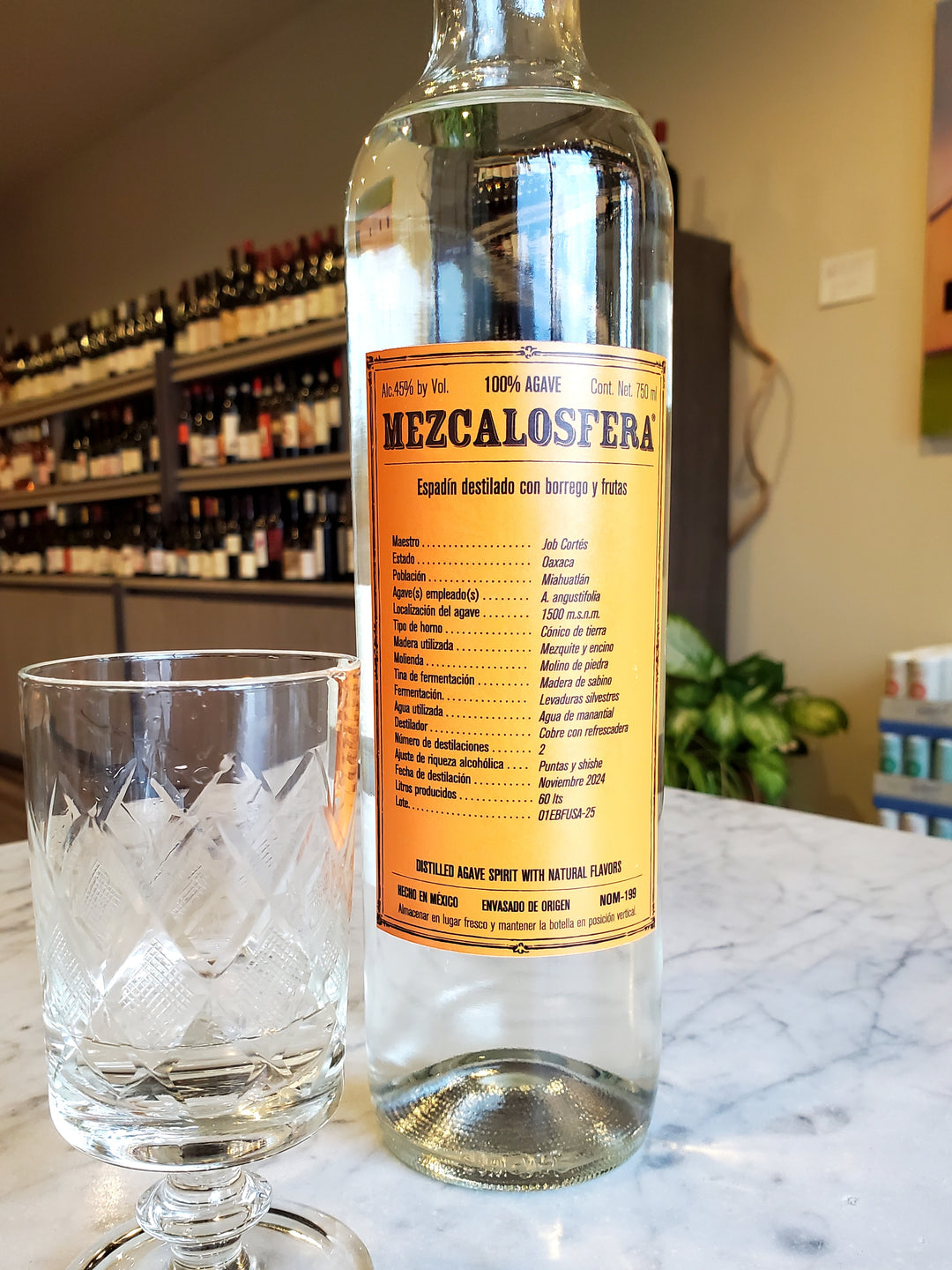 Mezcalosfera 'Espadín Destilado con Borrego y Frutas' Mezcal Pechuga, Oaxaca, Mexico