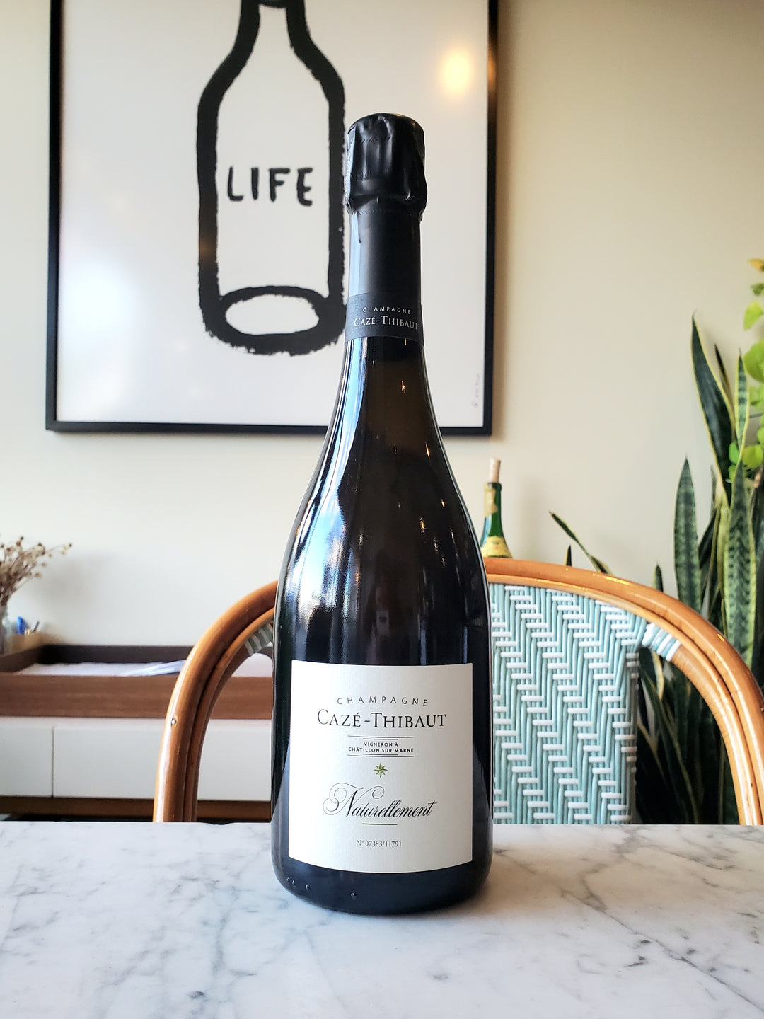 Cazé-Thibaut 'Naturellement' Blanc de Noir, Champagne, France 2022 (disg. Nov 2024)