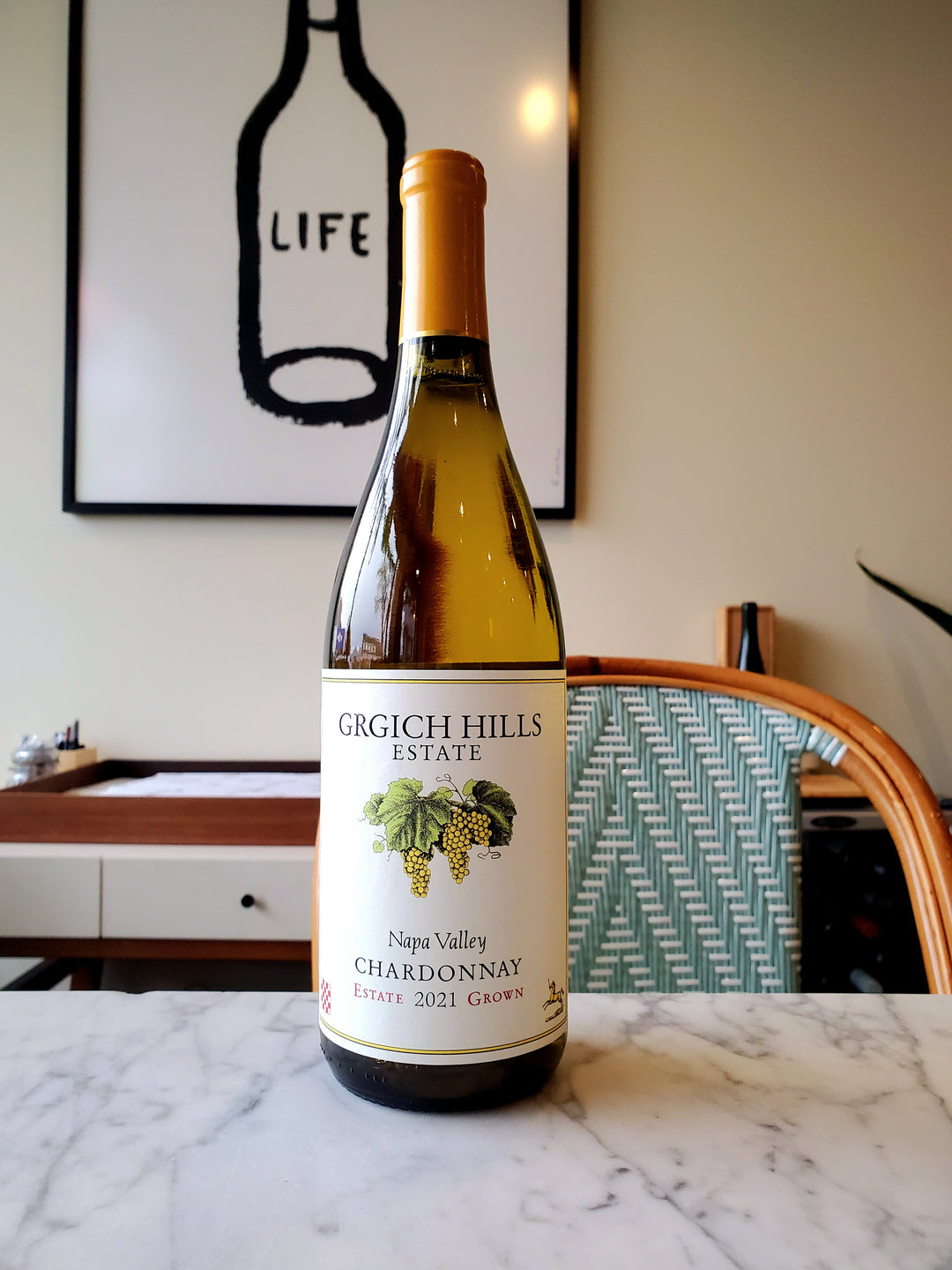 Grgich Hills Estate Chardonnay, Napa Valley, California 2021