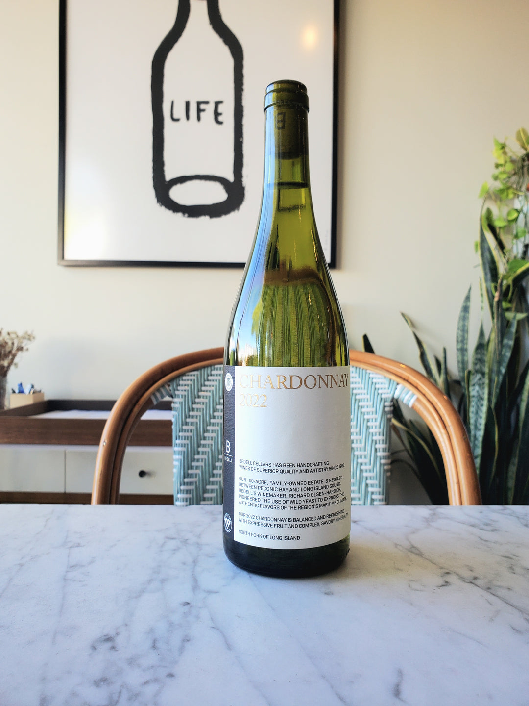 Bedell Chardonnay, North Fork of Long Island, New York 2022